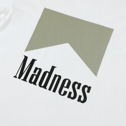 MADNESS PRINT TEE-WHITE