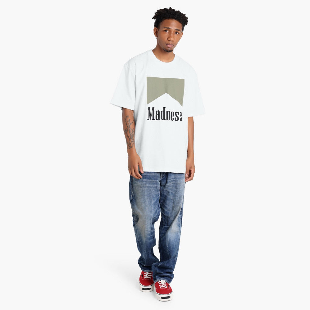 MADNESS PRINT TEE-WHITE