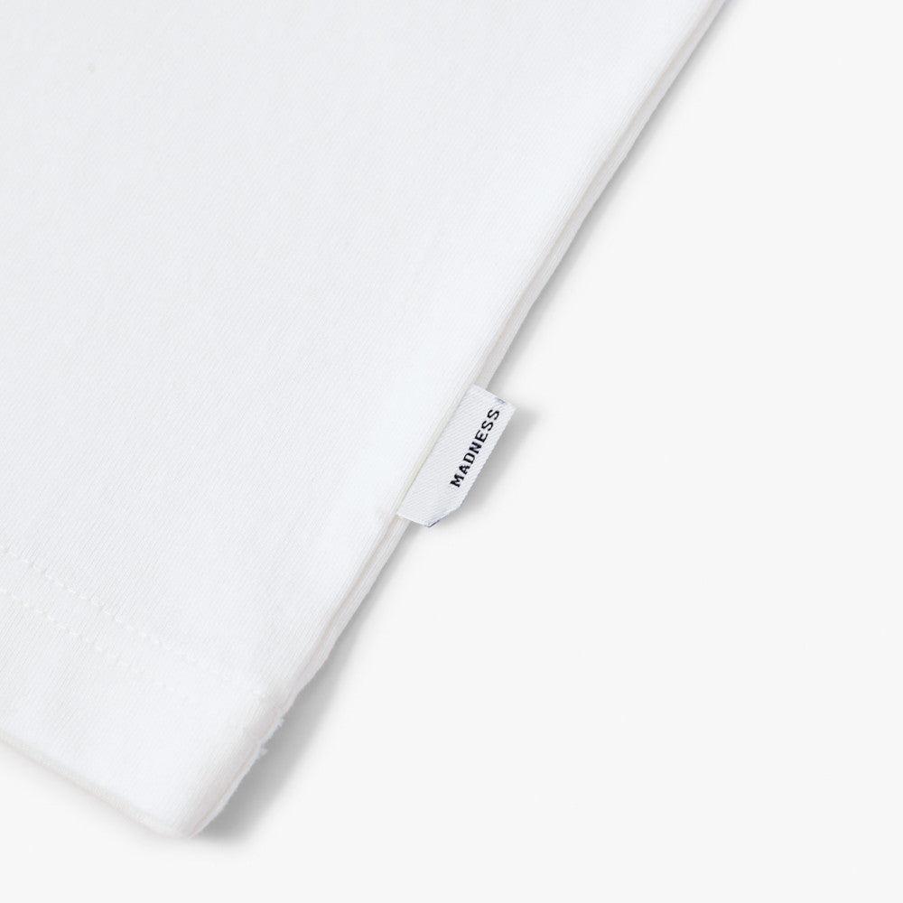 MADNESS PRINT TEE-WHITE