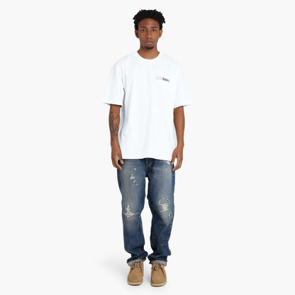 MADNESS PRINT TEE-WHITE