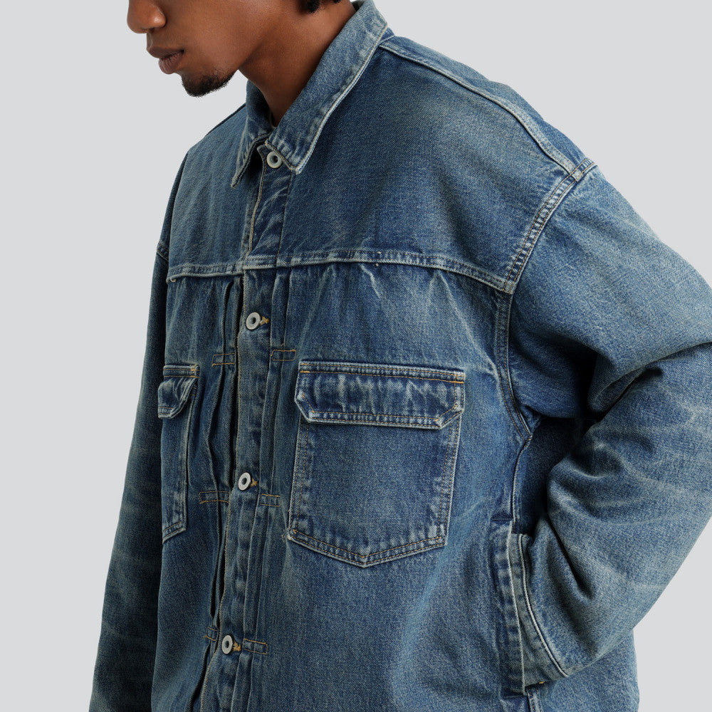 MADNESS ACID WASHED DENIM JACKET