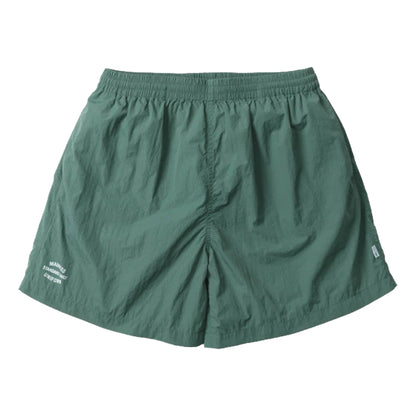 MADNESS STD LOGO NYLON ESSENTIAL SHORTS (16")-AQUA GREEN