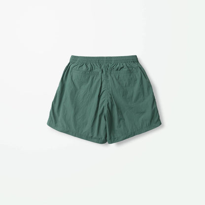 MADNESS STD LOGO NYLON ESSENTIAL SHORTS (16")-AQUA GREEN
