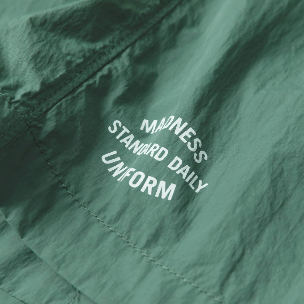 MADNESS STD LOGO NYLON ESSENTIAL SHORTS (16")-AQUA GREEN