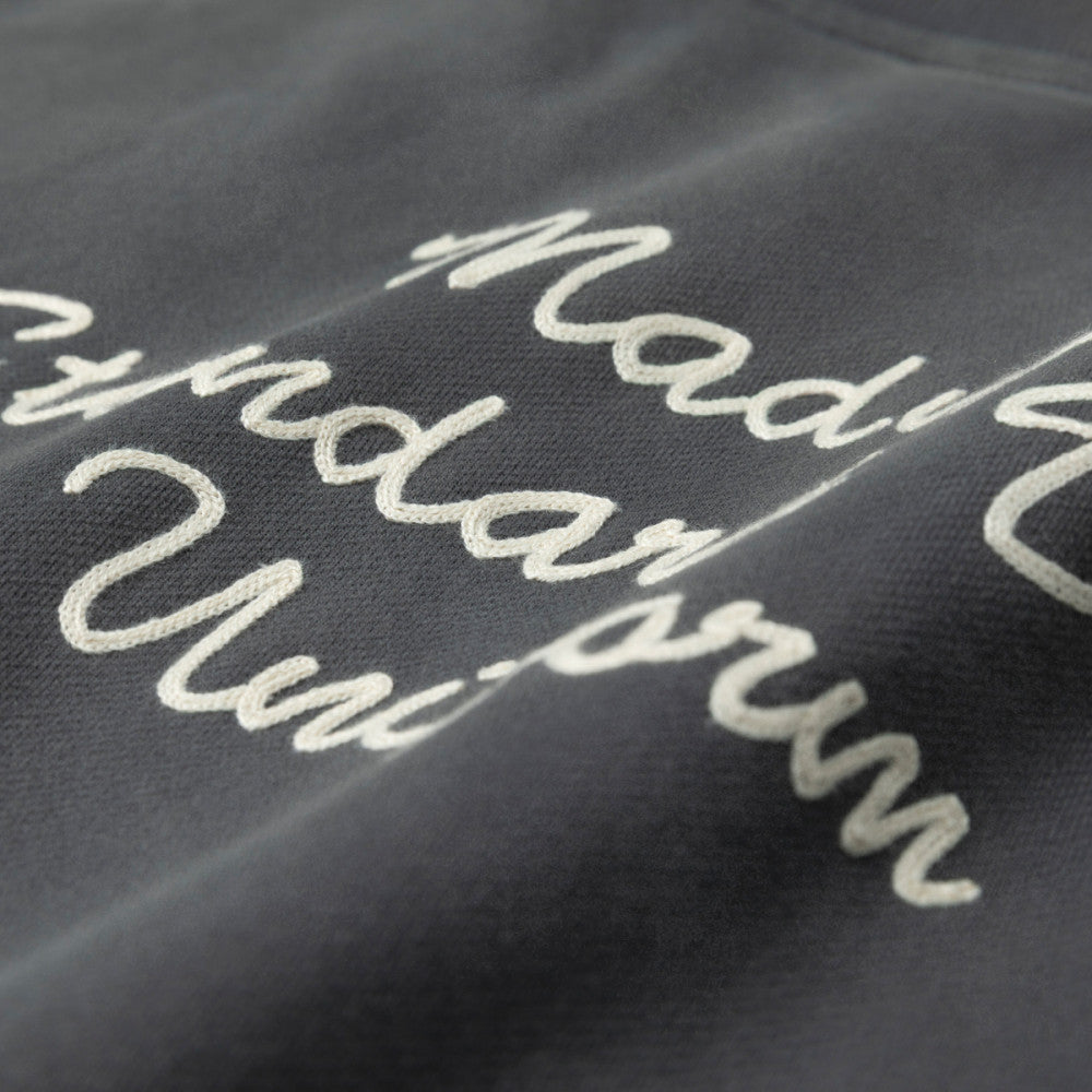 MADNESS VERSATILE FADED CREW SWEATER-RAPHITE