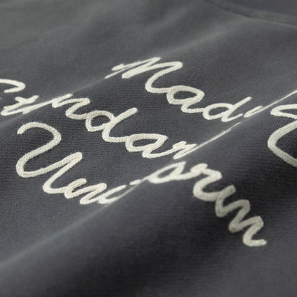 MADNESS VERSATILE FADED CREW SWEATER-RAPHITE