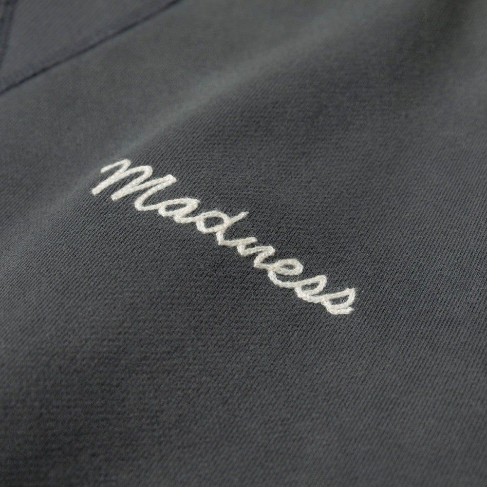 MADNESS VERSATILE FADED CREW SWEATER-RAPHITE