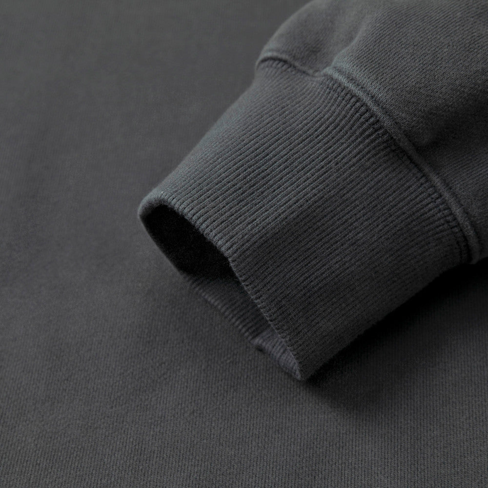 MADNESS VERSATILE FADED CREW SWEATER-RAPHITE