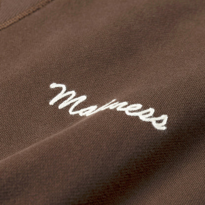 MADNESS VERSATILE FADED CREW SWEATER-WALNUT