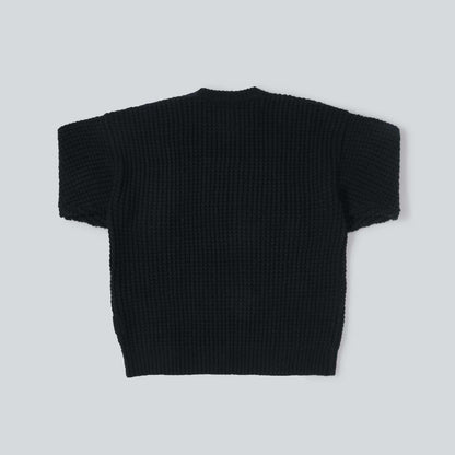 MADNESS WAFFLE KNIT SWEATER