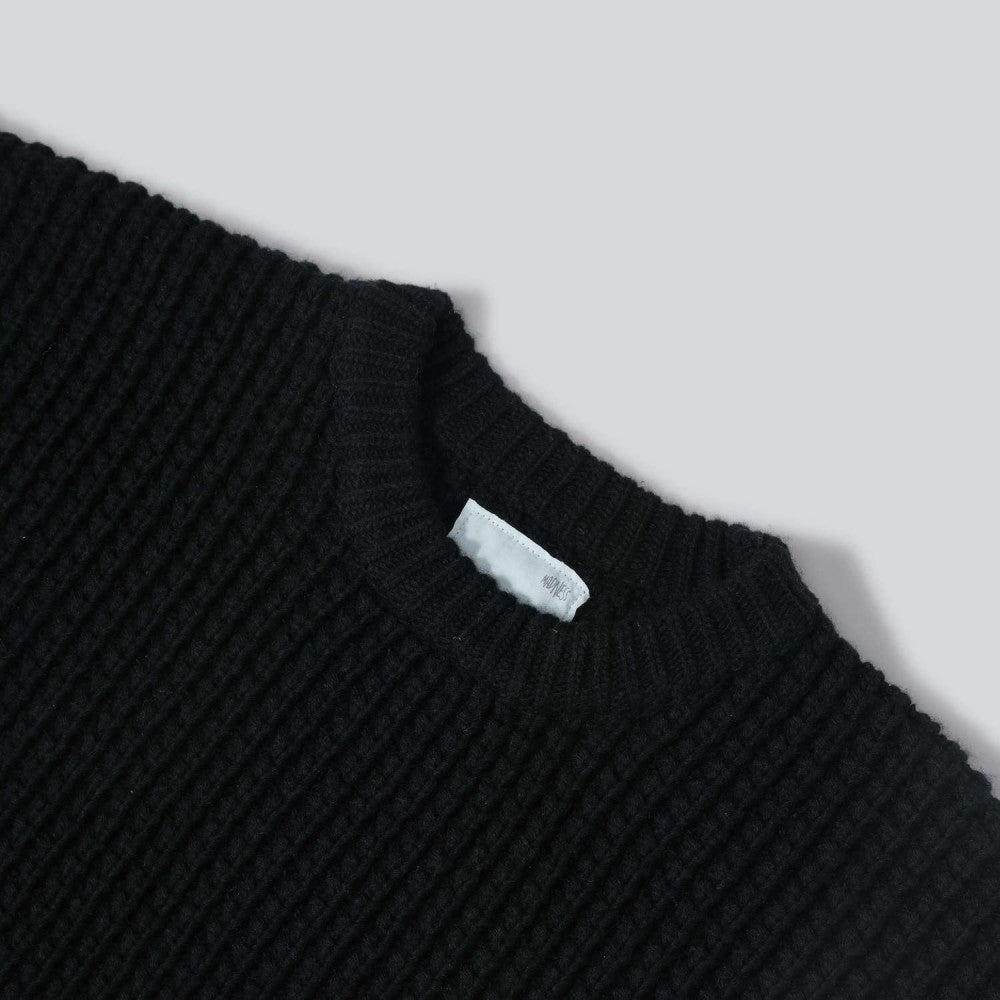 MADNESS WAFFLE KNIT SWEATER