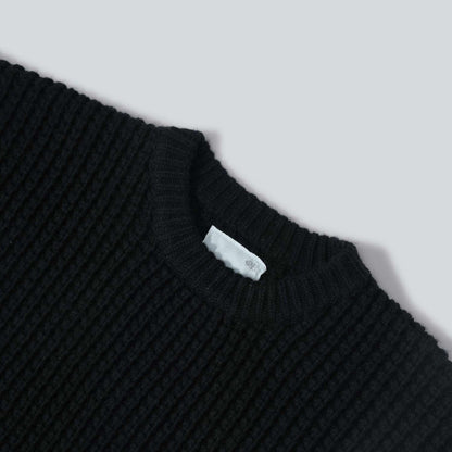 MADNESS WAFFLE KNIT SWEATER