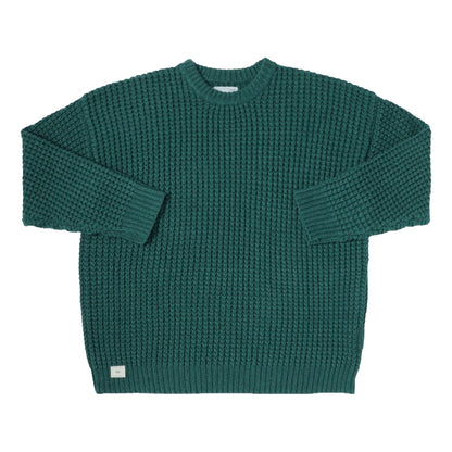 MADNESS WAFFLE KNIT SWEATER