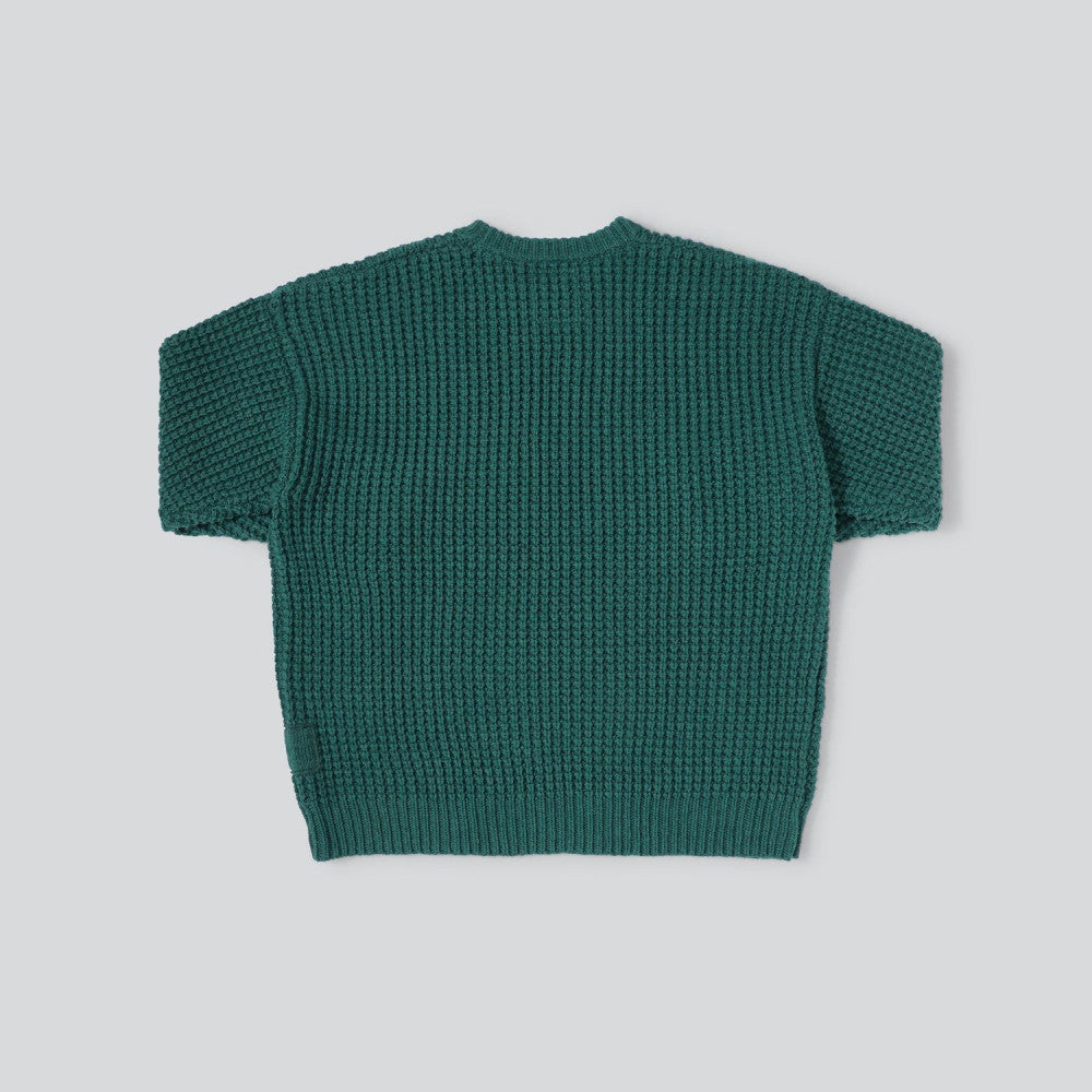 MADNESS WAFFLE KNIT SWEATER