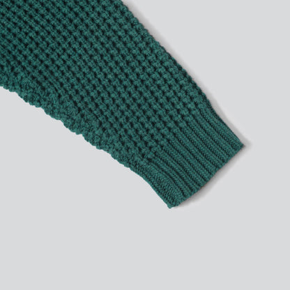 MADNESS WAFFLE KNIT SWEATER