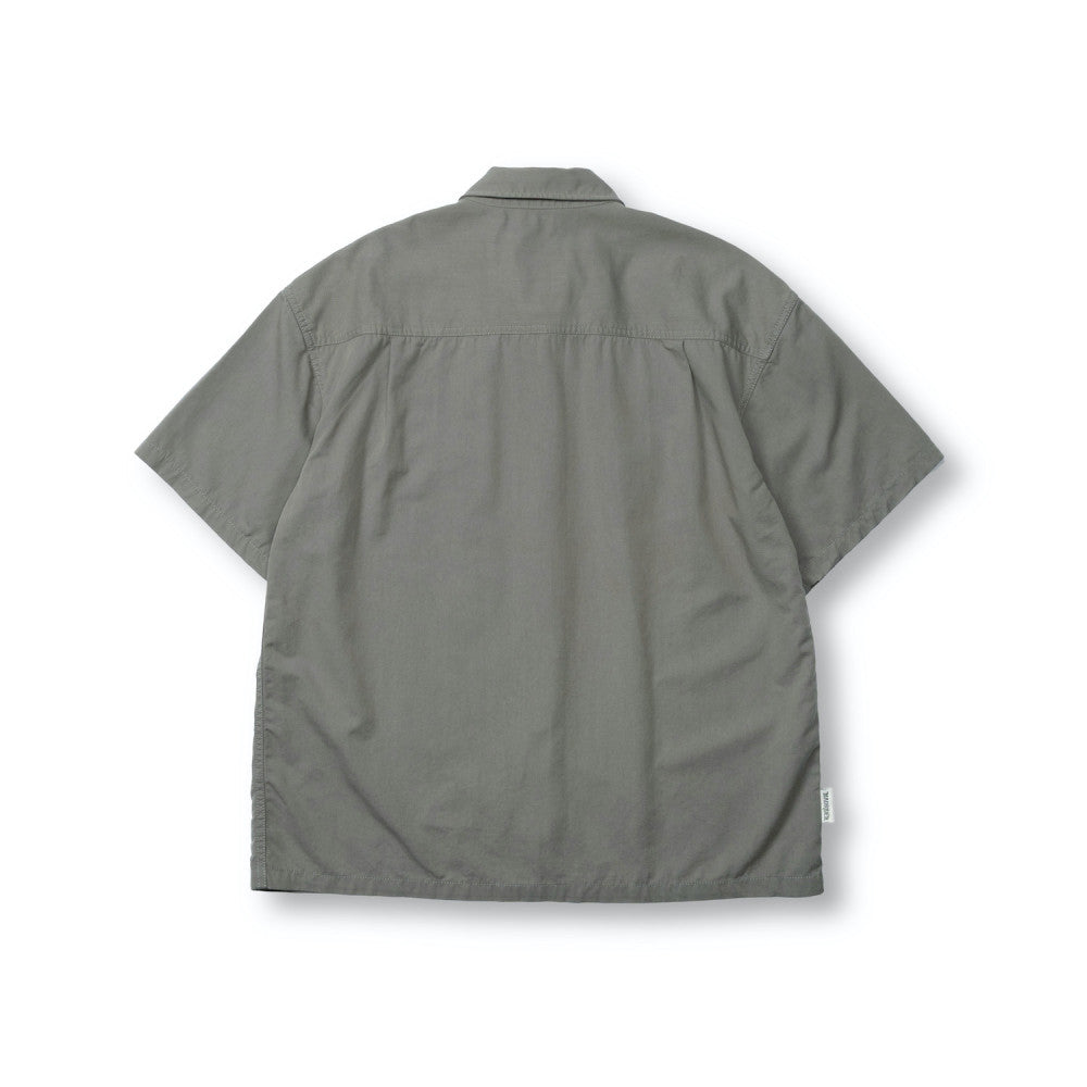 MADNESS MADRIDER FABRIC PATCHED RACING SHIRT-GREY