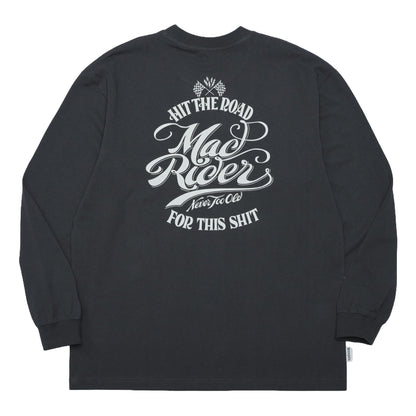 MADNESS MADRIDER MR-01 PRINT LS TEE-BLACK