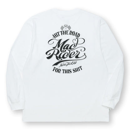 MADNESS MADRIDER MR-01 PRINT LS TEE-WHITE