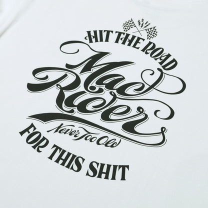 MADNESS MADRIDER MR-01 PRINT LS TEE-WHITE