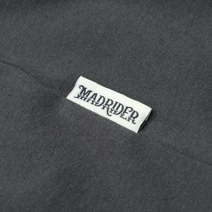 MADNESS MADRIDER PRINT TEE-CHARCOAL