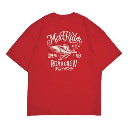 MADNESS MADRIDER PRINT TEE-RED
