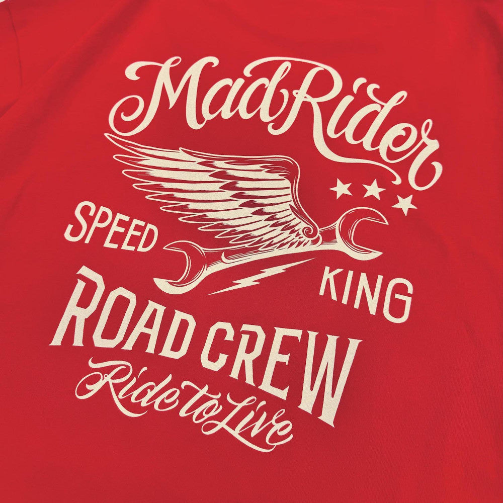 MADNESS MADRIDER PRINT TEE-RED