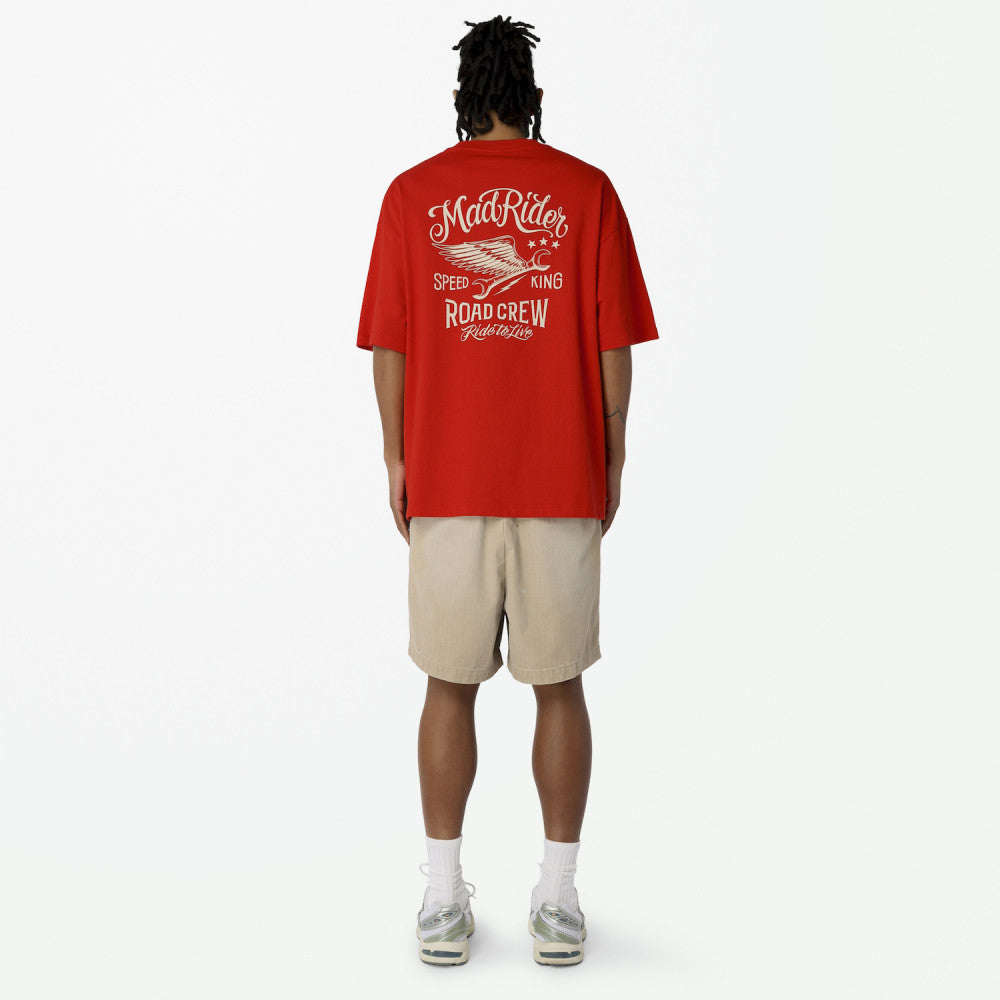 MADNESS MADRIDER PRINT TEE-RED