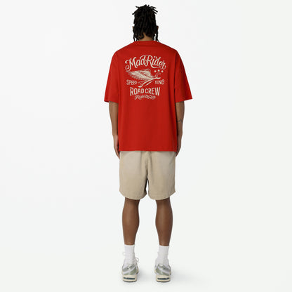 MADNESS MADRIDER PRINT TEE-RED