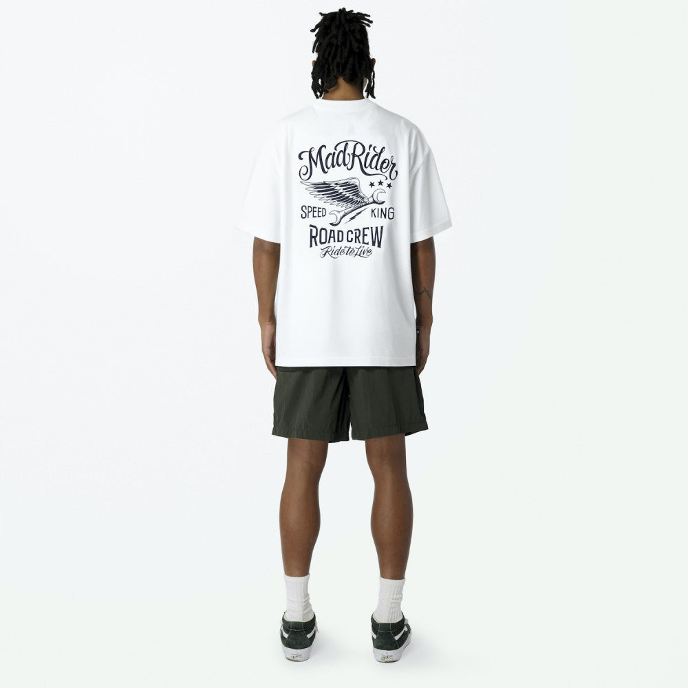 MADNESS MADRIDER PRINT TEE-WHITE