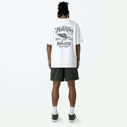 MADNESS MADRIDER PRINT TEE-WHITE
