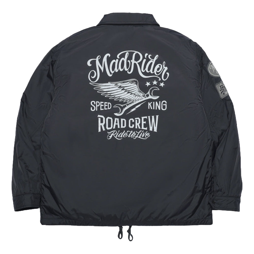 MADNESS MADRIDER THE ROAD CREW COACH JACKET-BLACK
