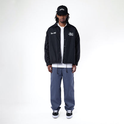 MADNESS MADRIDER THE ROAD CREW COACH JACKET-BLACK