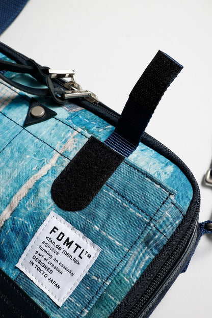 FUNDAMENTAL MASTER-PIECE COMPACT SHOULDER BAG-BORDO