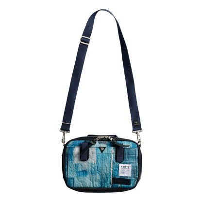 FUNDAMENTAL MASTER-PIECE COMPACT SHOULDER BAG-BORDO