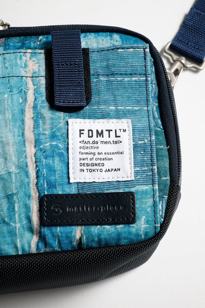 FUNDAMENTAL MASTER-PIECE COMPACT SHOULDER BAG-BORDO