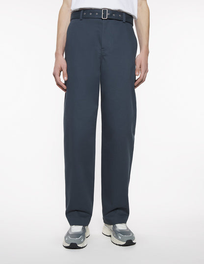 MAISON KITSUNE M BELTED PANTS-GREY