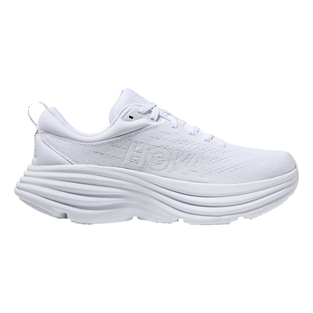 HOKA ONE ONE W BONDI 8-WHITE/WHITE