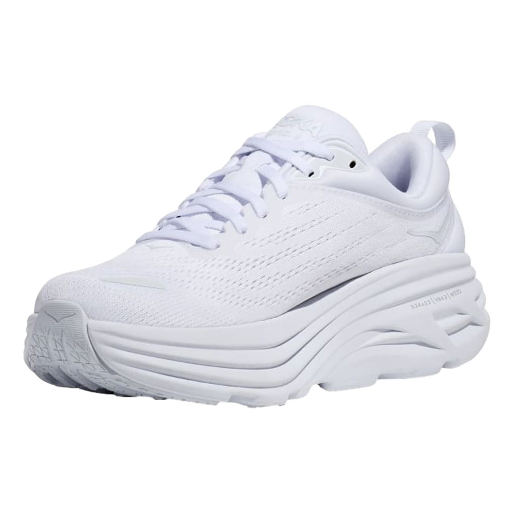 HOKA ONE ONE W BONDI 8-WHITE/WHITE