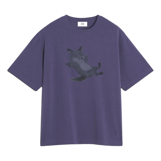MAISON KITSUNE M CHILLAX PRINT OVERSIZE TEE-SHIRT-FIG