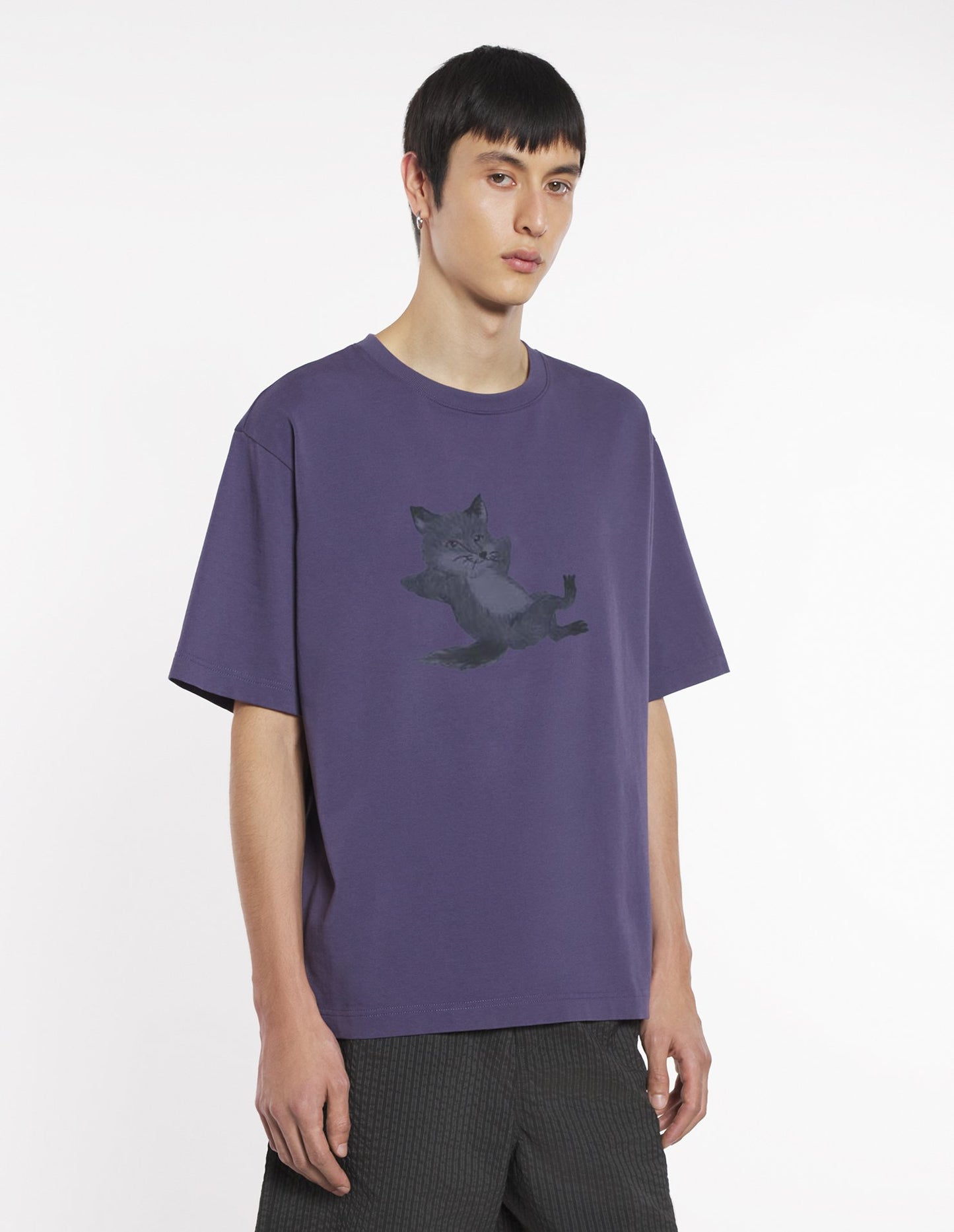 MAISON KITSUNE M CHILLAX PRINT OVERSIZE TEE-SHIRT-FIG