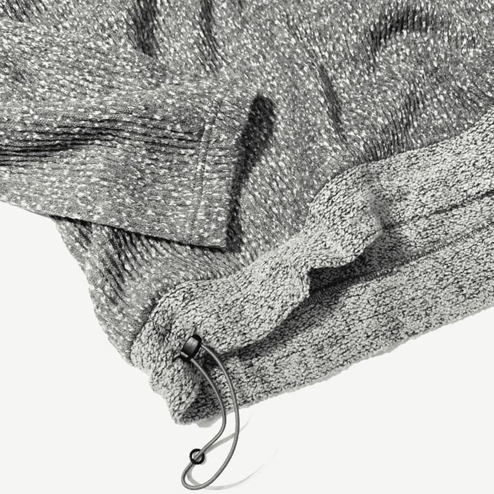 WHITE MOUNTAINEERING MELANGE WIDE RAGLAN PULLOVER-GREY