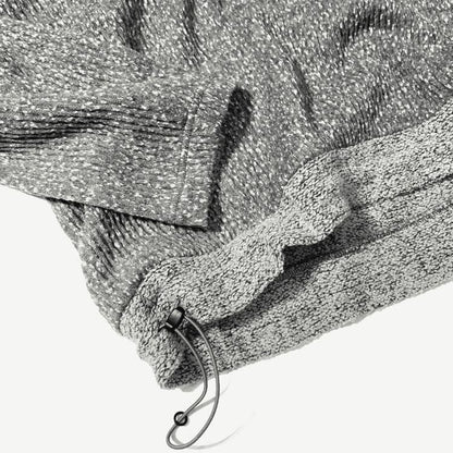 WHITE MOUNTAINEERING MELANGE WIDE RAGLAN PULLOVER-GREY