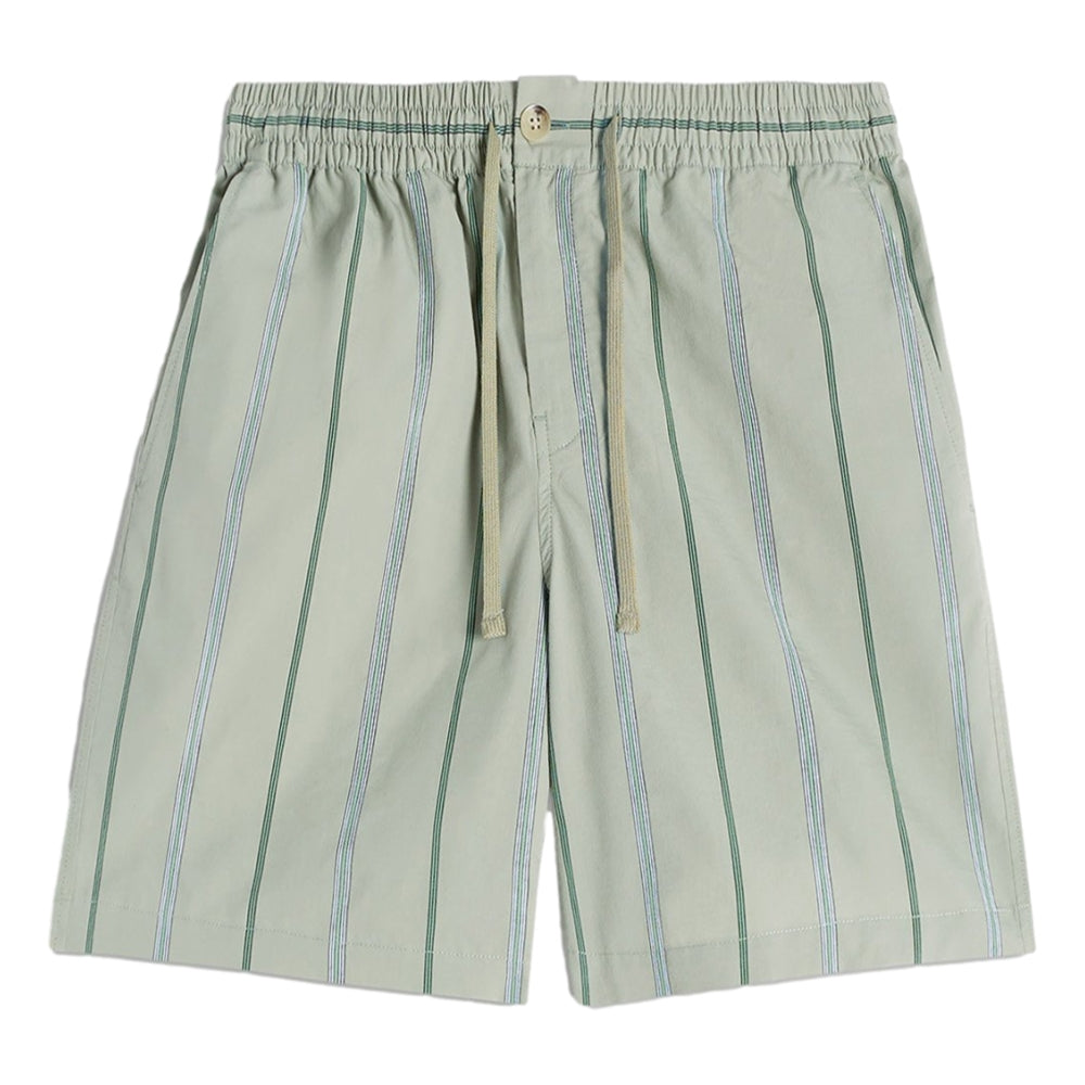 MAISON KITSUNE M ELASTICATED SHORTS-VERT-DE-GRIS
