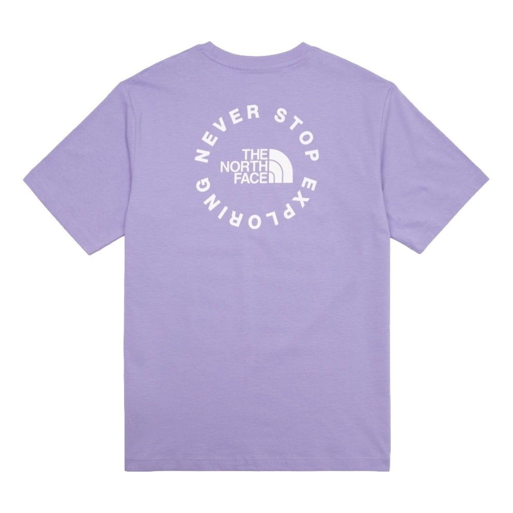 THE NORTH FACE M ELBIO GRAPHIC SS TEE - AP-PURPLE