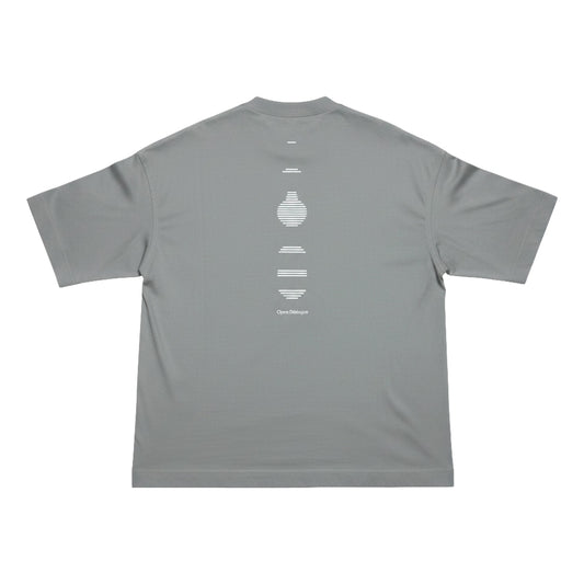 OPEN DIALOGUE GRAPHIC VASE T-SHIRT-GREY