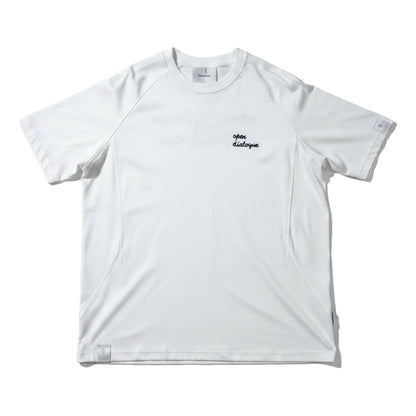 OPEN DIALOGUE PRINTED CLASSIC T-SHIRT-WHITE
