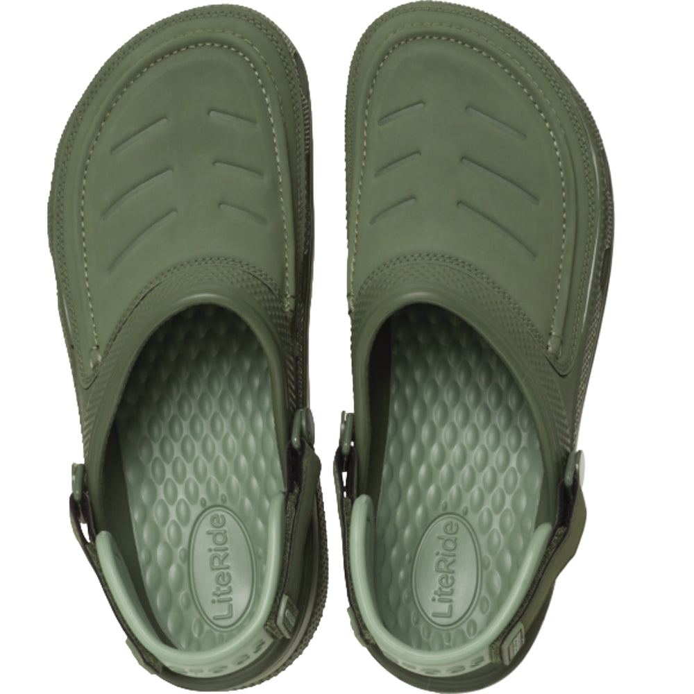 CROCS MEN'S YUKON VISTA II LR CLOG-ARMY GREEN