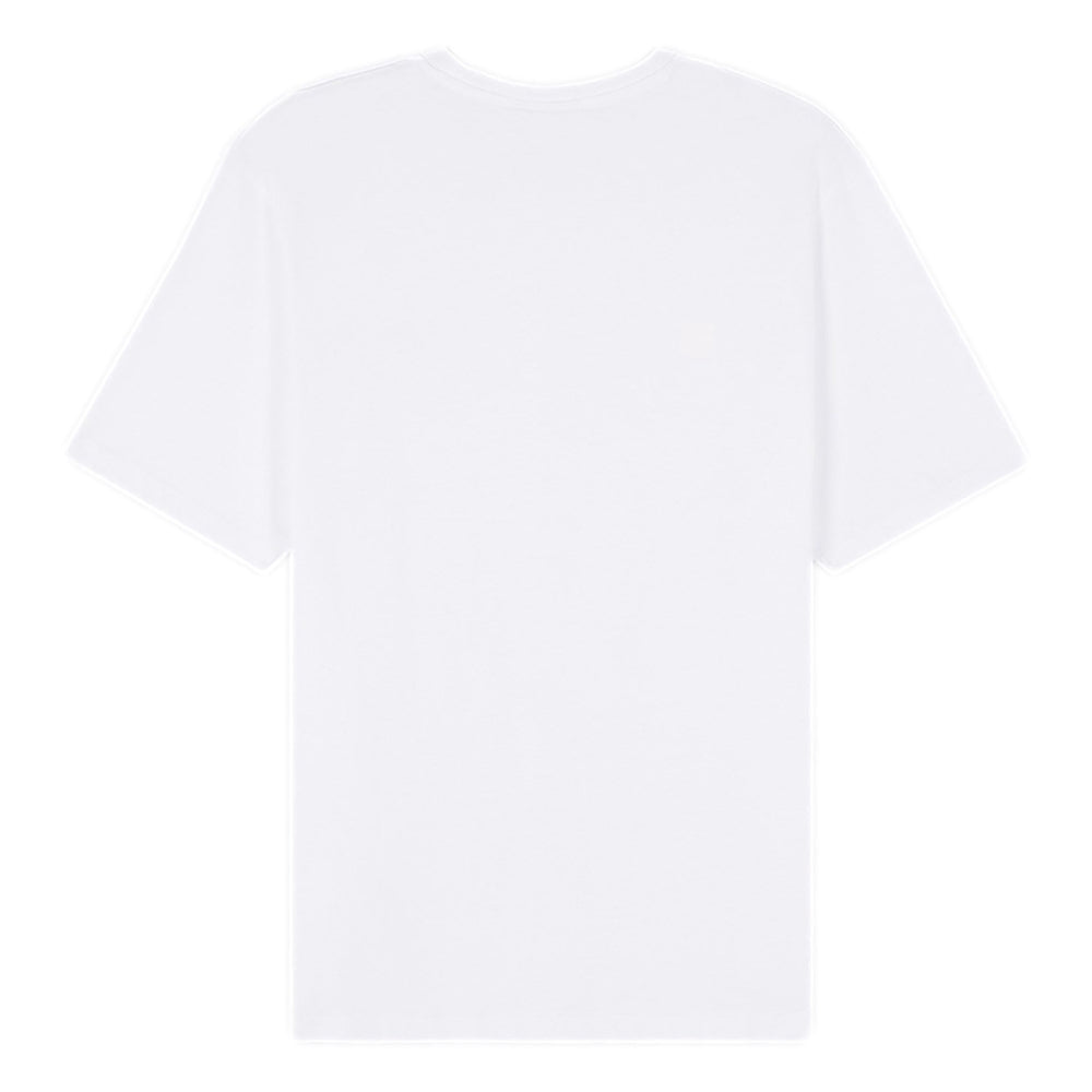 MAISON KITSUNE M FOX HEAD PATCH REGULAR TEE SHIRT-WHITE