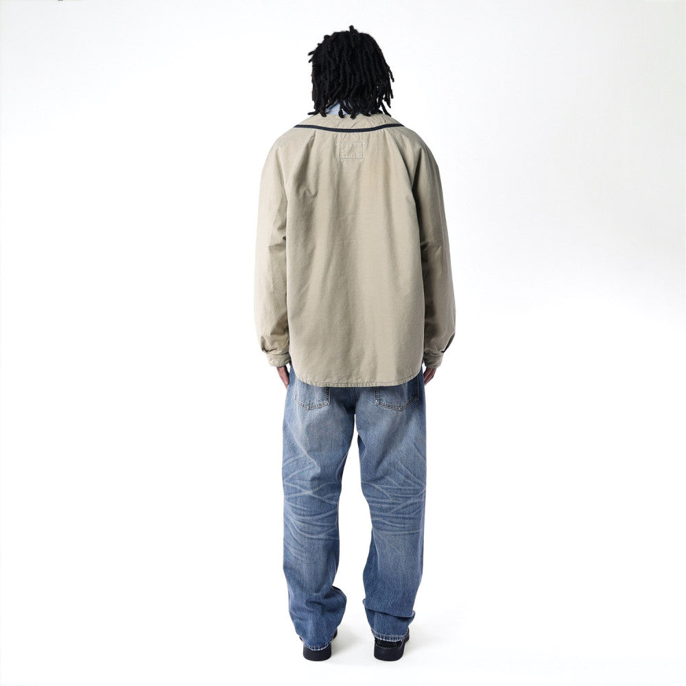 MADNESS MN-TEAM 30s MILLERS BASEBALL JACKET (MADE IN JAPAN)-GREY