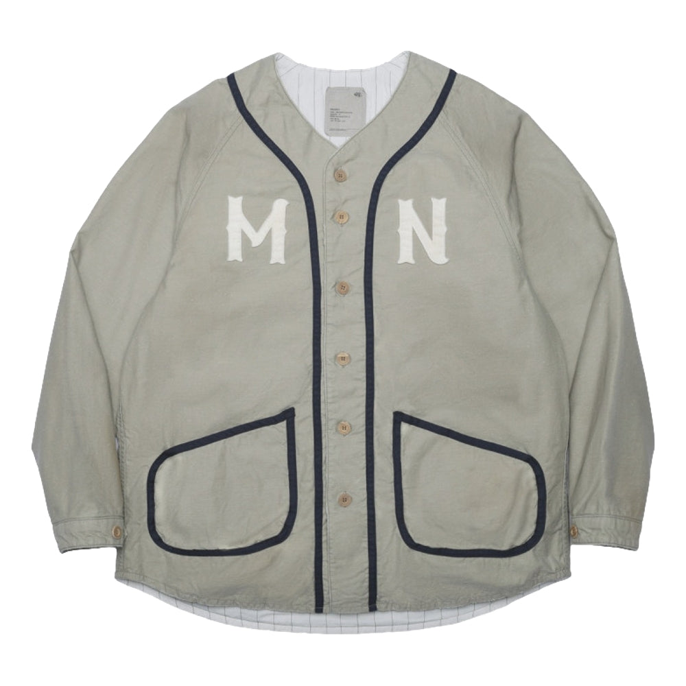 MADNESS MN-TEAM 30s MILLERS BASEBALL JACKET (MADE IN JAPAN)-GREY